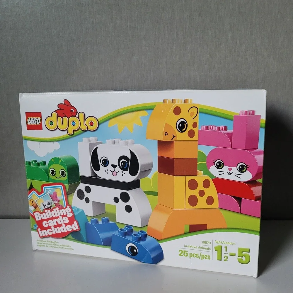 LEGO DUPLO Creative Animals Set 10673 (25 Pcs) 100% Complete Box & Cards